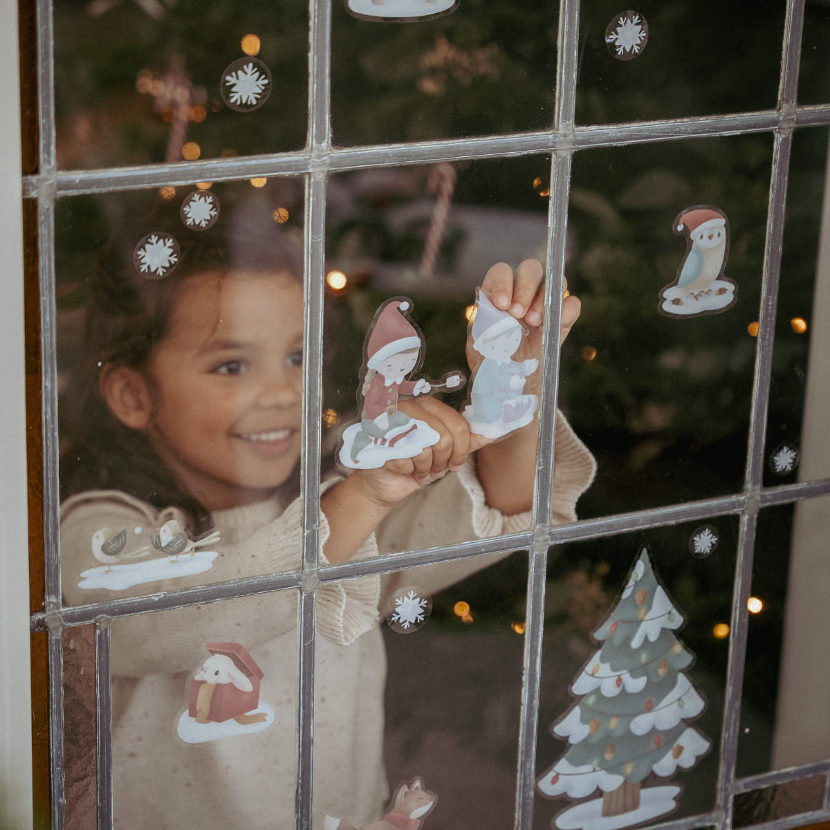 Little Dutch Fensteraufkleber Weihnachten