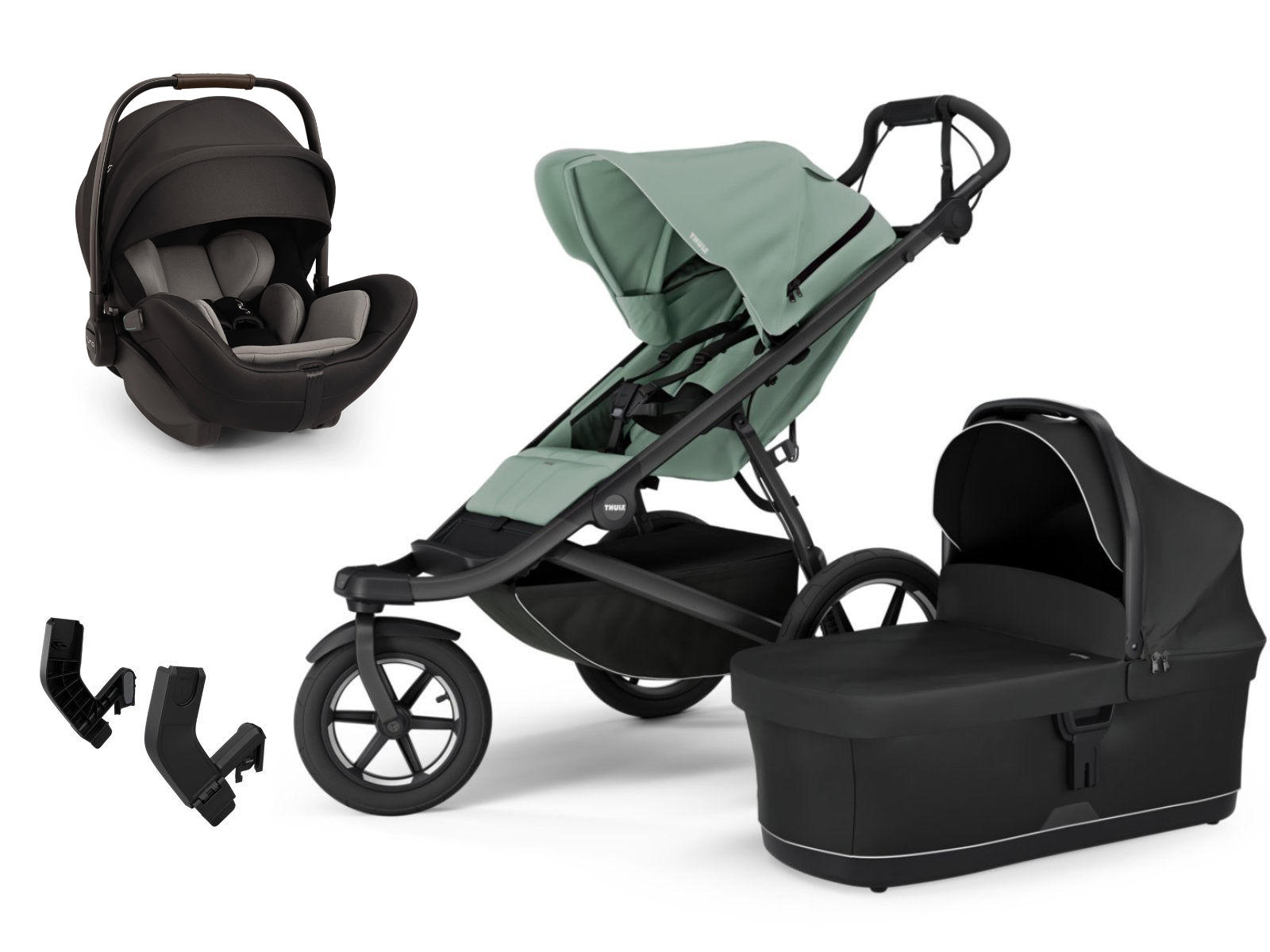 Thule Urban Glide 3 Kinderwagen Set 3 in 1 inkl. Nuna Arra Flex i-Size Babyschale