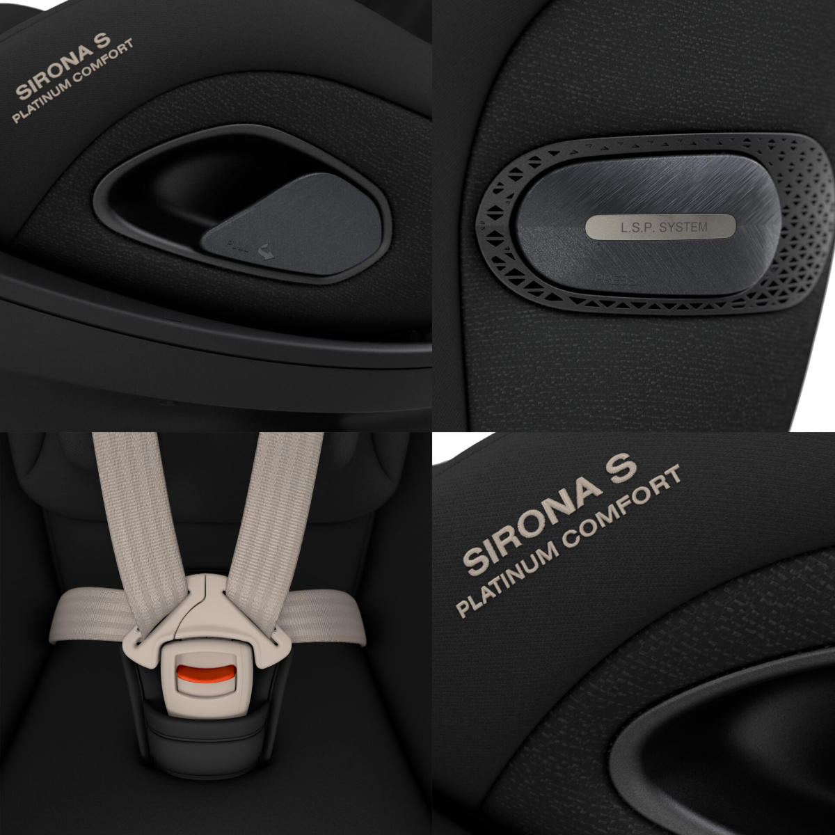 Cybex Sirona Si i-Size Kindersitz (3 Monate–4,5 Jahre) mit integrierter Basisstation
