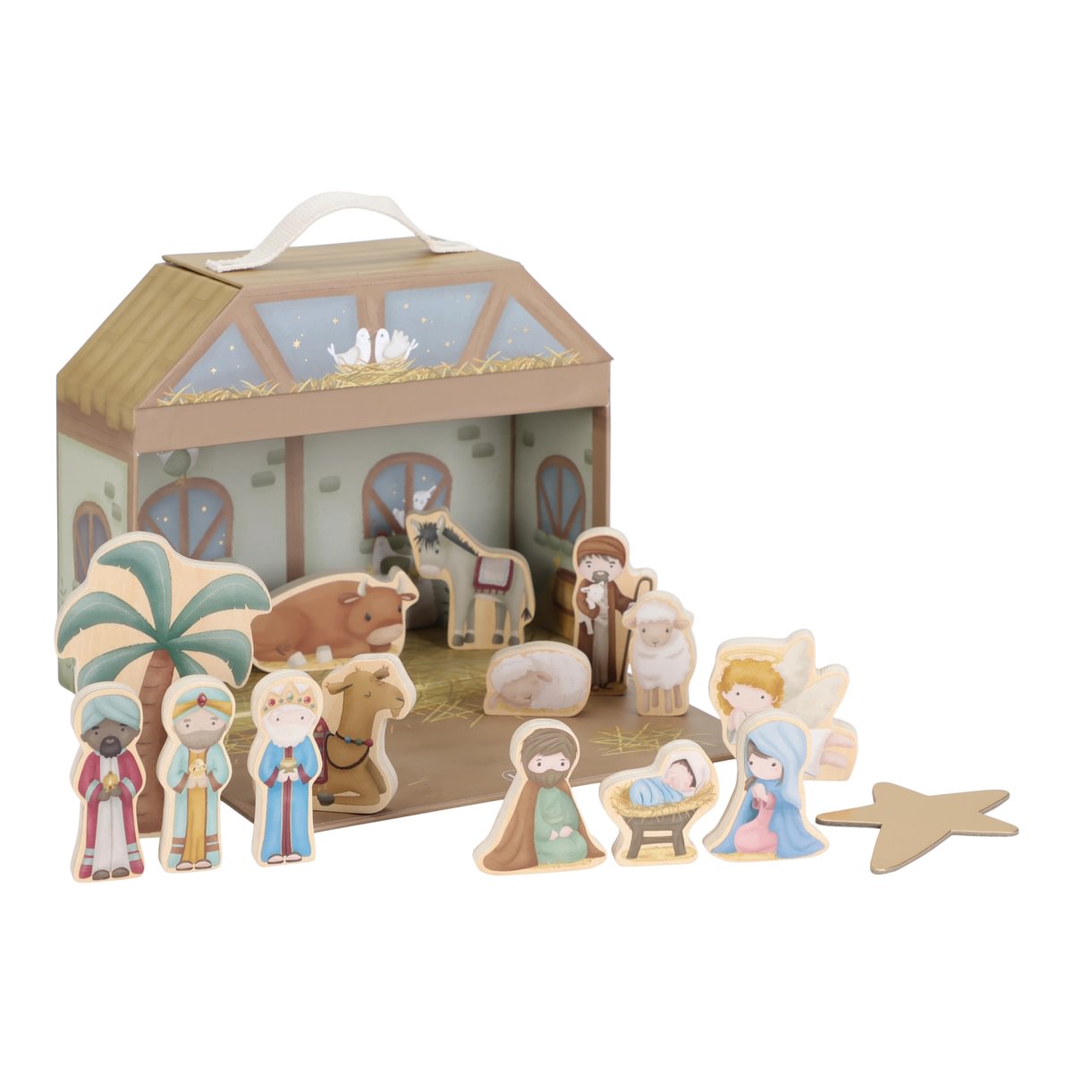Little Dutch Weihnachtskrippe Spielset aus FSC-Holz
