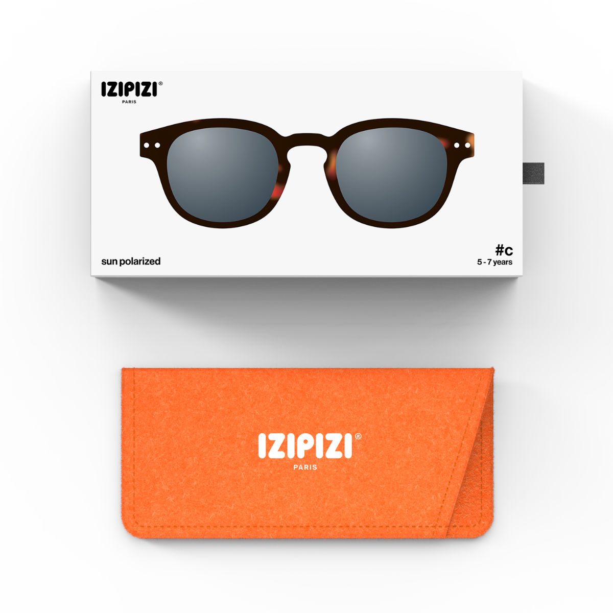 IZIPIZI Kinder Sonnenbrille #C für 3–5 & 5–7 Jahre – Modell 2026