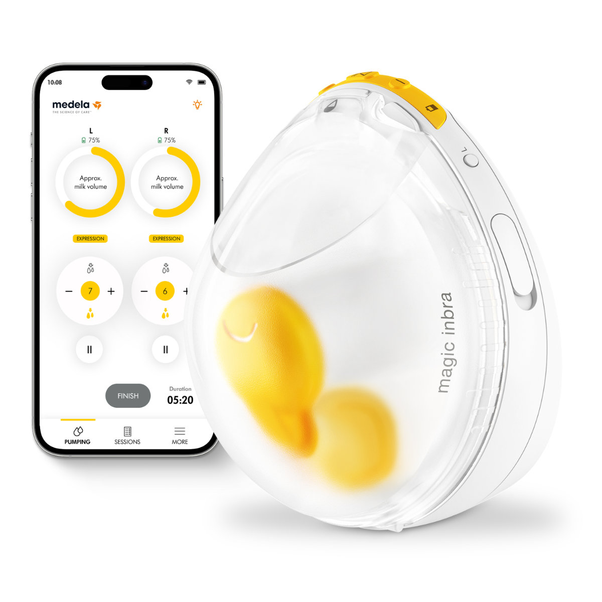 Medela Elektrische Einzel-Milchpumpe Magic InBra Single