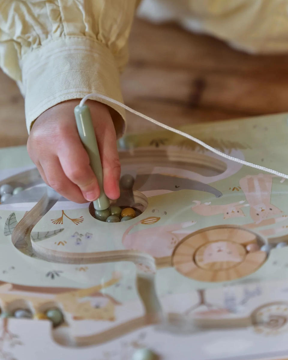 Little Dutch Magnet-Labyrinth aus Holz – Safari Friends FSC