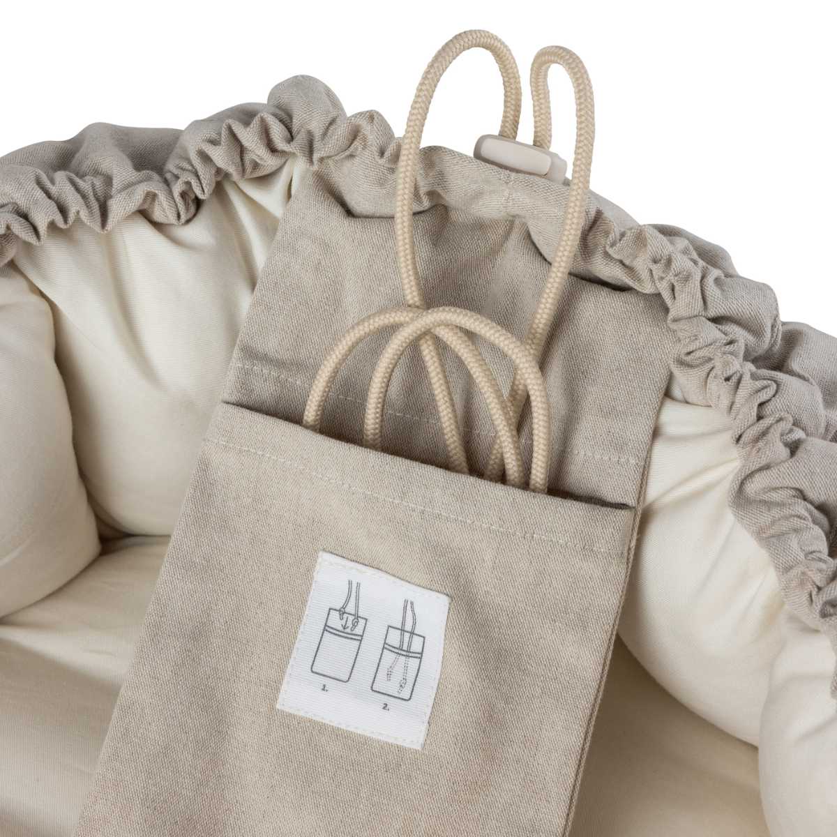 Sebra 3 in 1 Baby Nest mit Verdeck