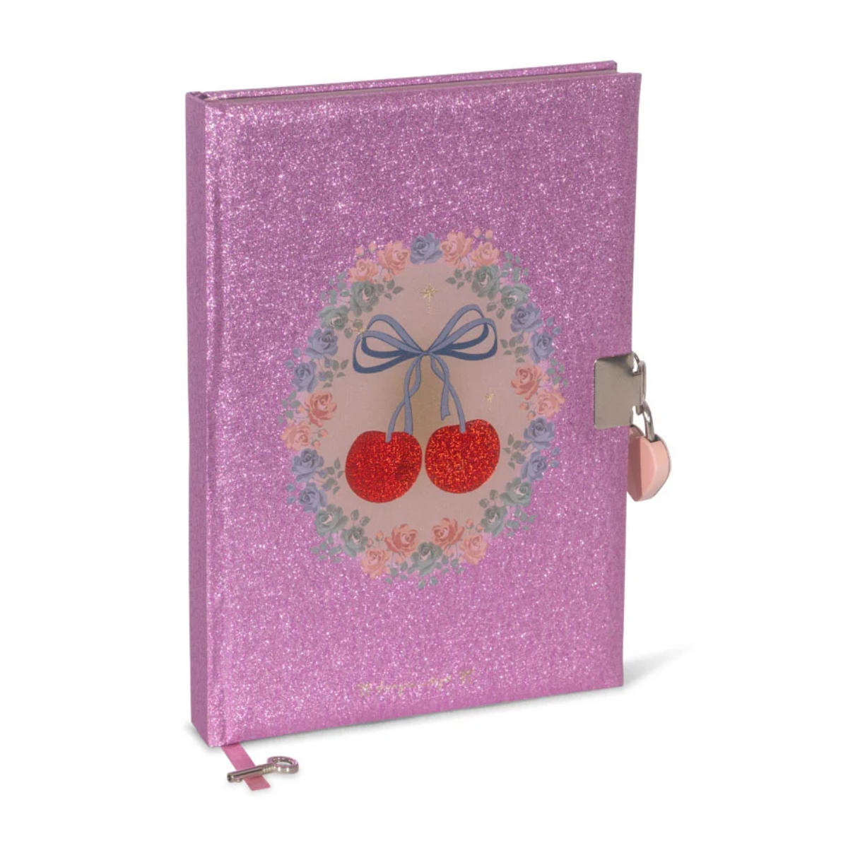 Konges Sløjd Mein kleines Tagebuch Cherry Glitter