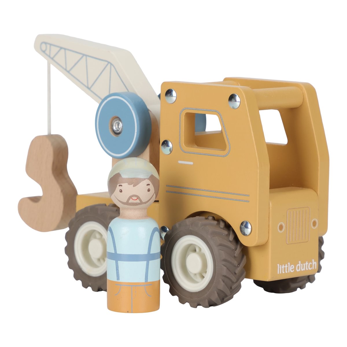 Little Dutch Kranwagen mit Figur aus FSC-Holz