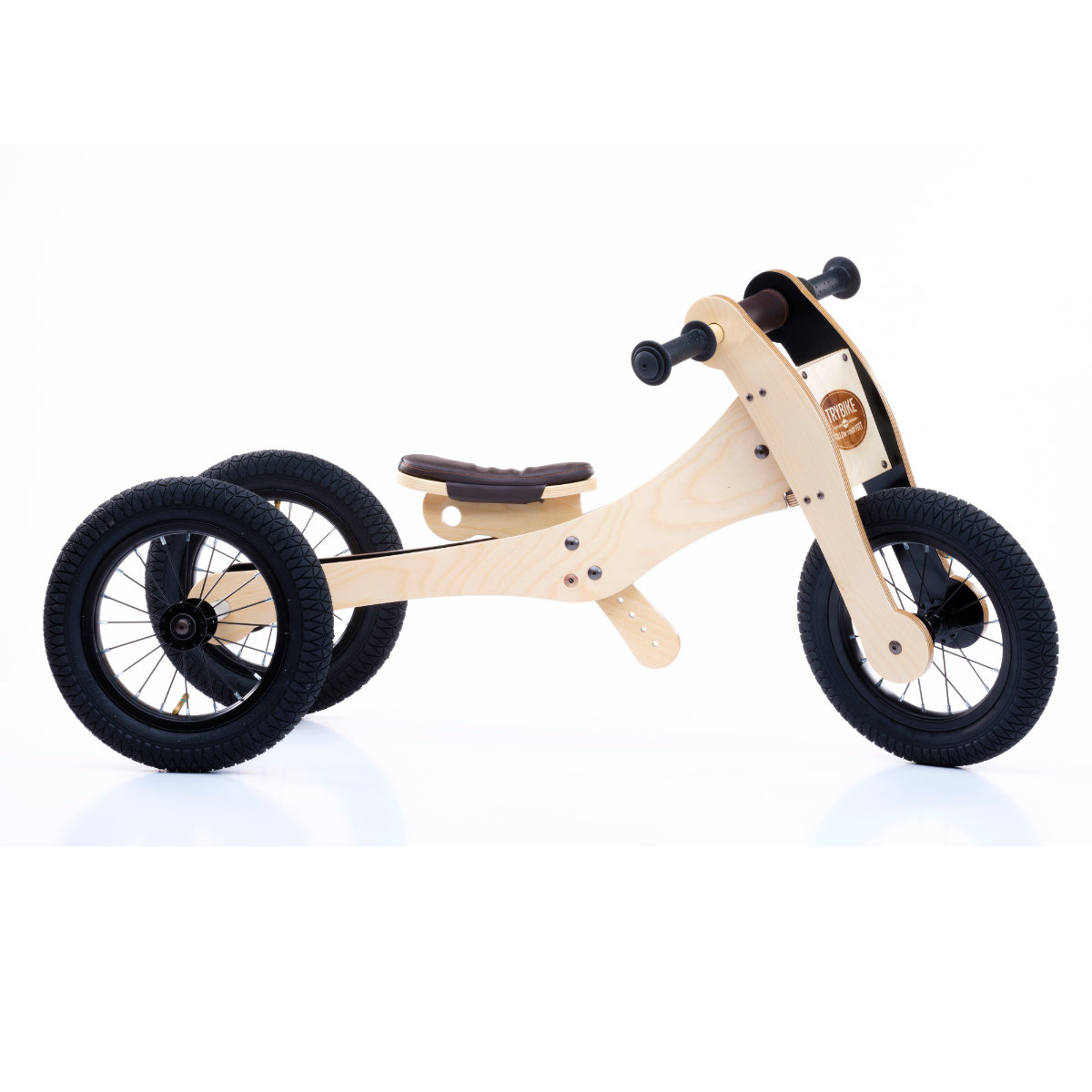 Trybike 4-in-1 Dreirad / Laufrad aus Holz