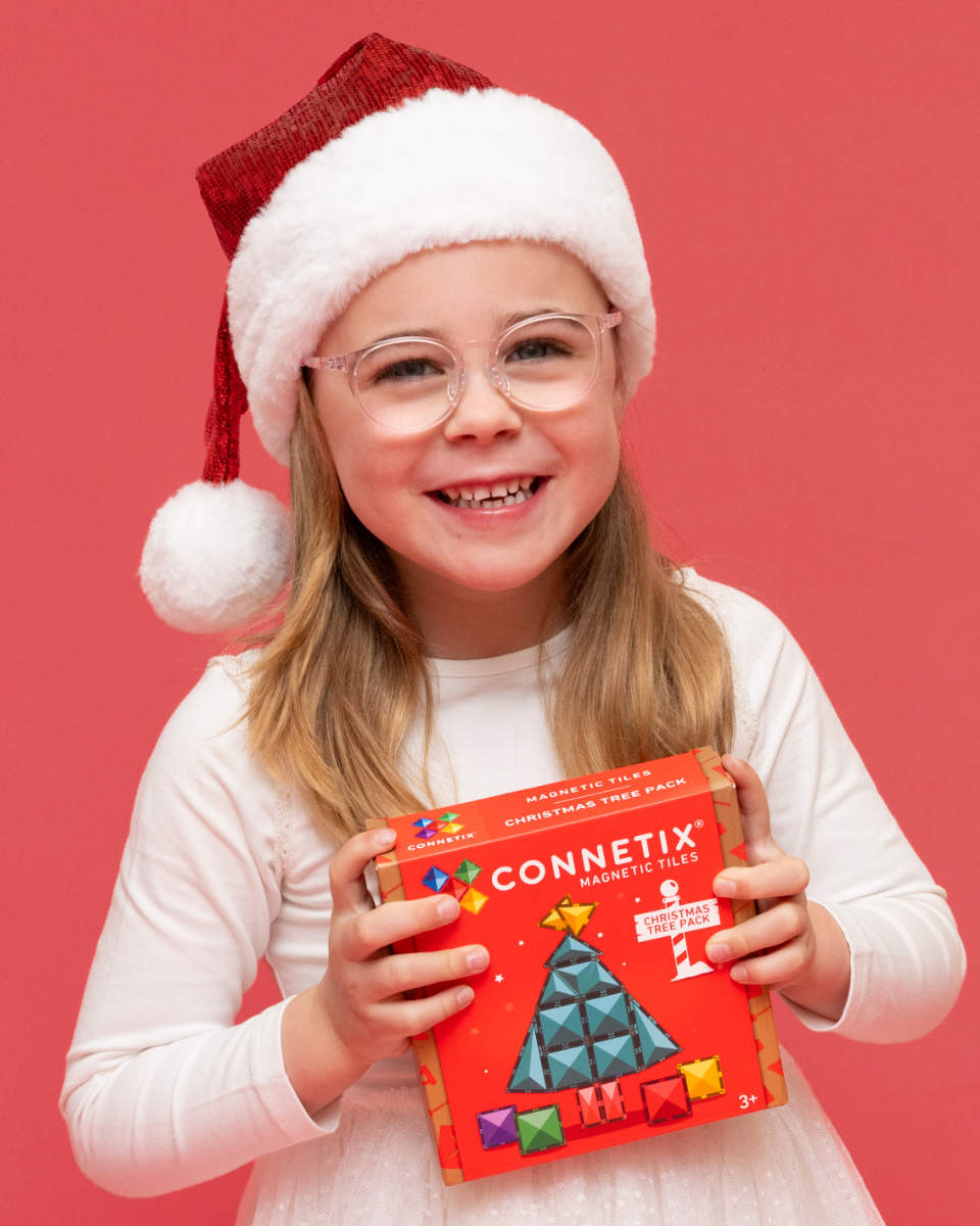 Connetix Magnetbausteine Weihnachtsbaum-Set – 16 Teile