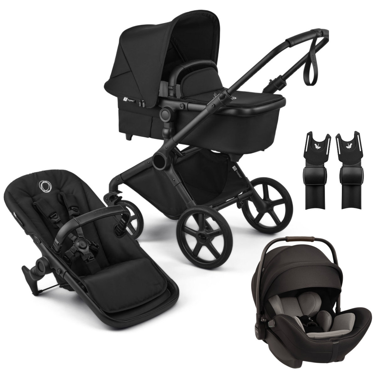 Bugaboo Cub Kinderwagen Set 3 in 1 inkl. Nuna Arra Flex i-Size Babyschale