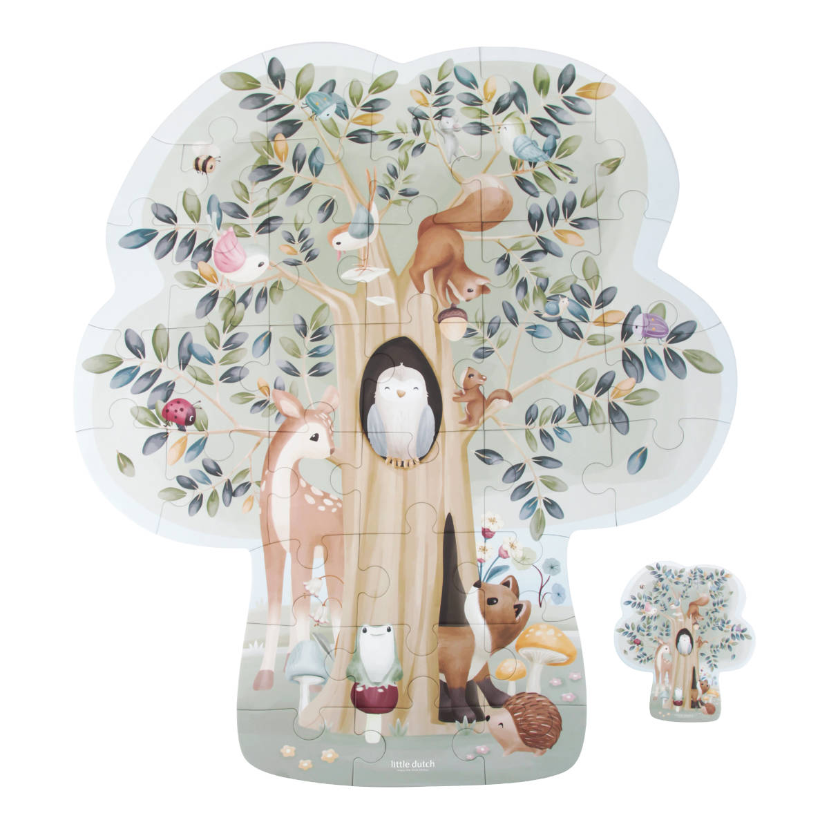 Little Dutch Bodenpuzzle, 37 Teile, Forest Friends