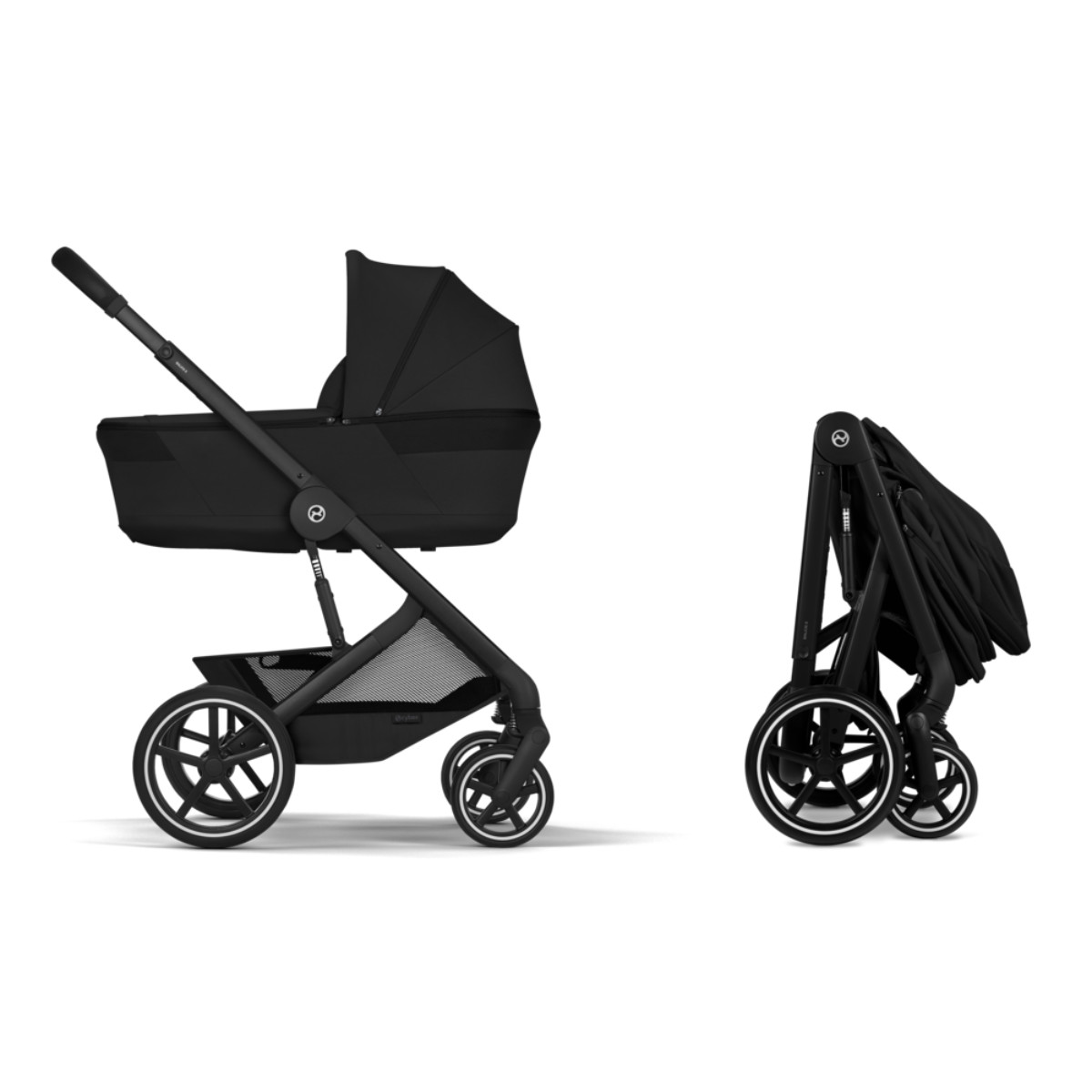 Cybex Balios S Lux Kombikinderwagen mit faltbarer Babywanne