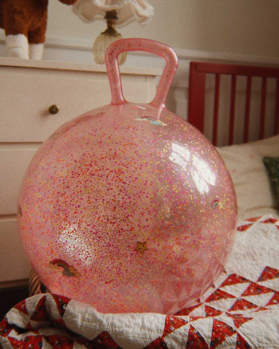 Konges Sløjd Glitzer-Hüpfball 50 cm