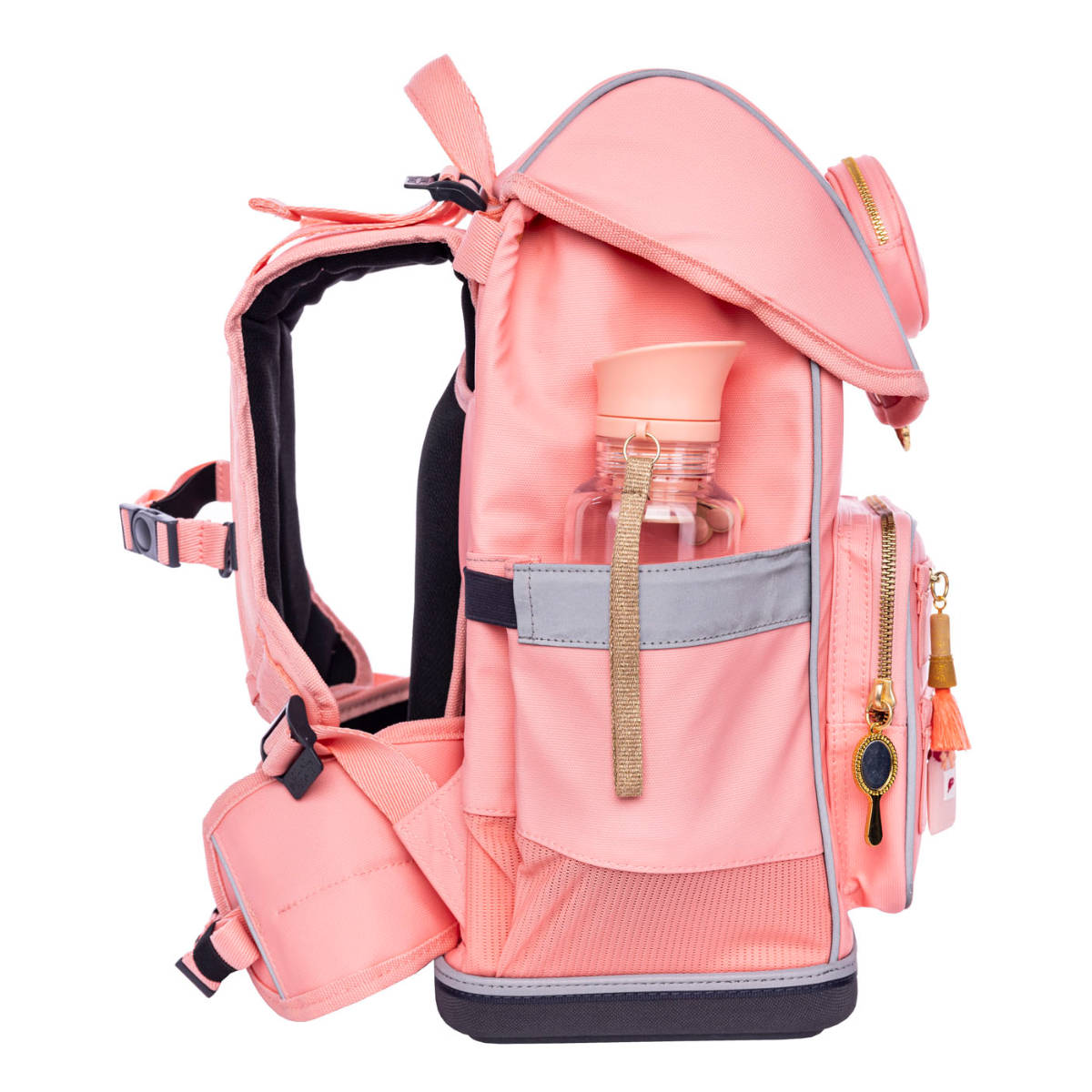 Jeune Premier Ergomaxx Schulrucksack in Rosa - Seitenansicht