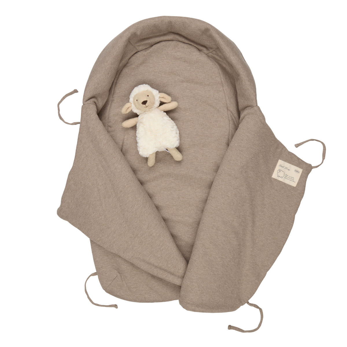 Voksi Wool Wrap Fußsack für Babys 0–6 Monate