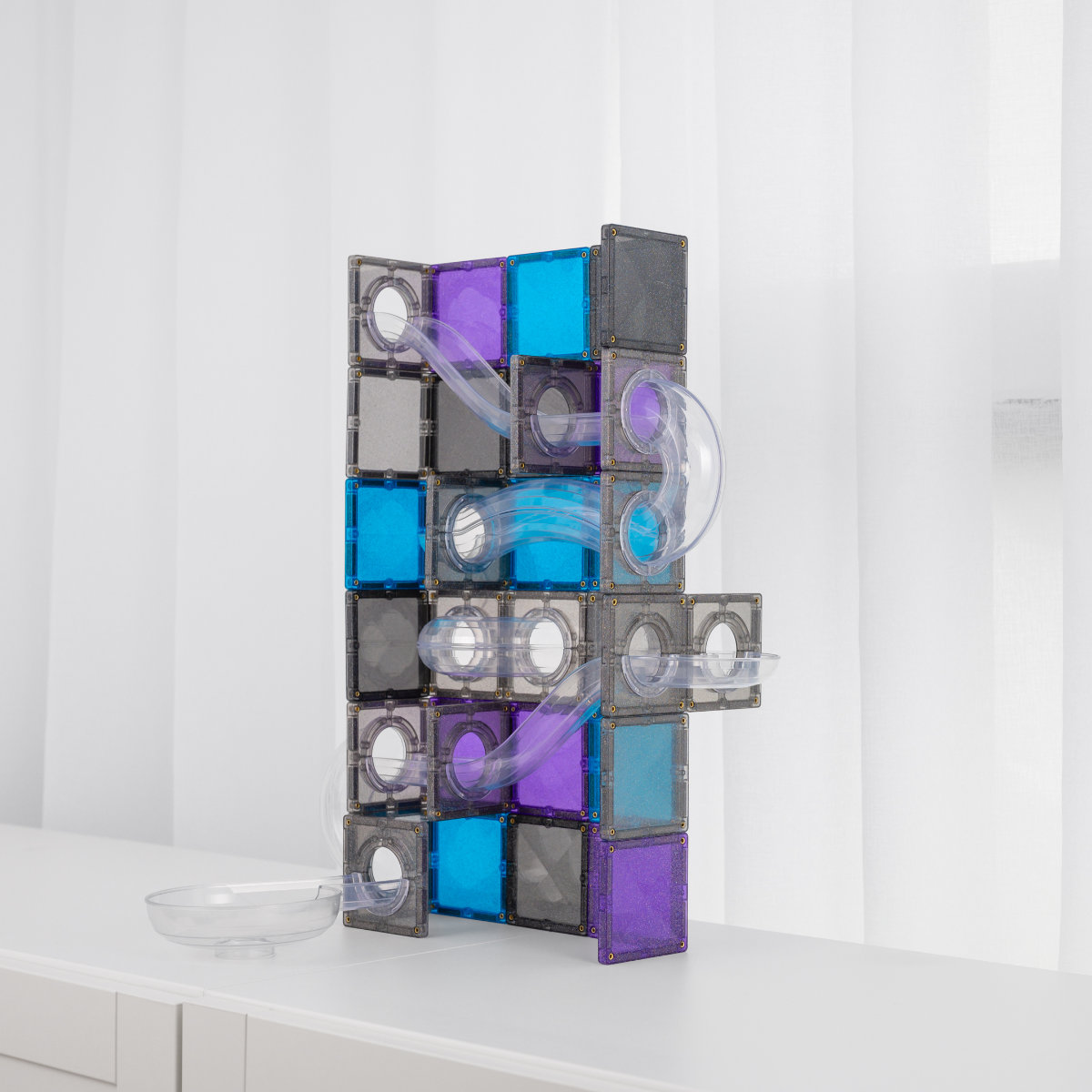 Connetix Magnetbausteine Ball Run Galaxy Pack - 61 Teile
