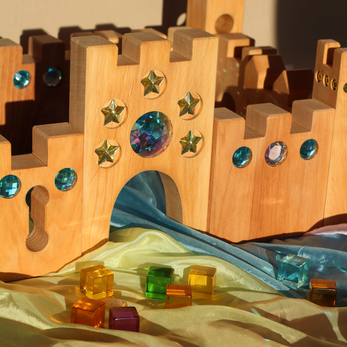 Bauspiel Großen Märchenschloss 16-teilig