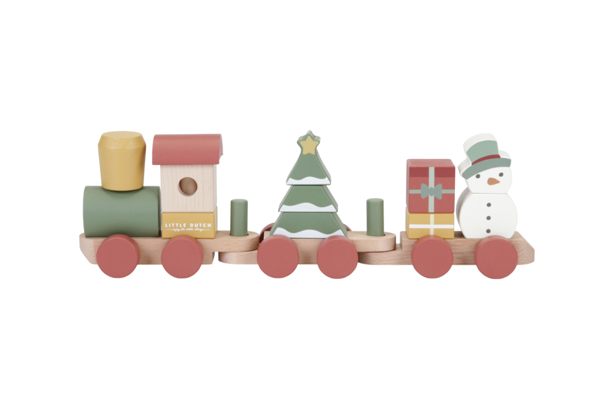 Little Dutch Eisenbahn mit Steckformen Weihnachten