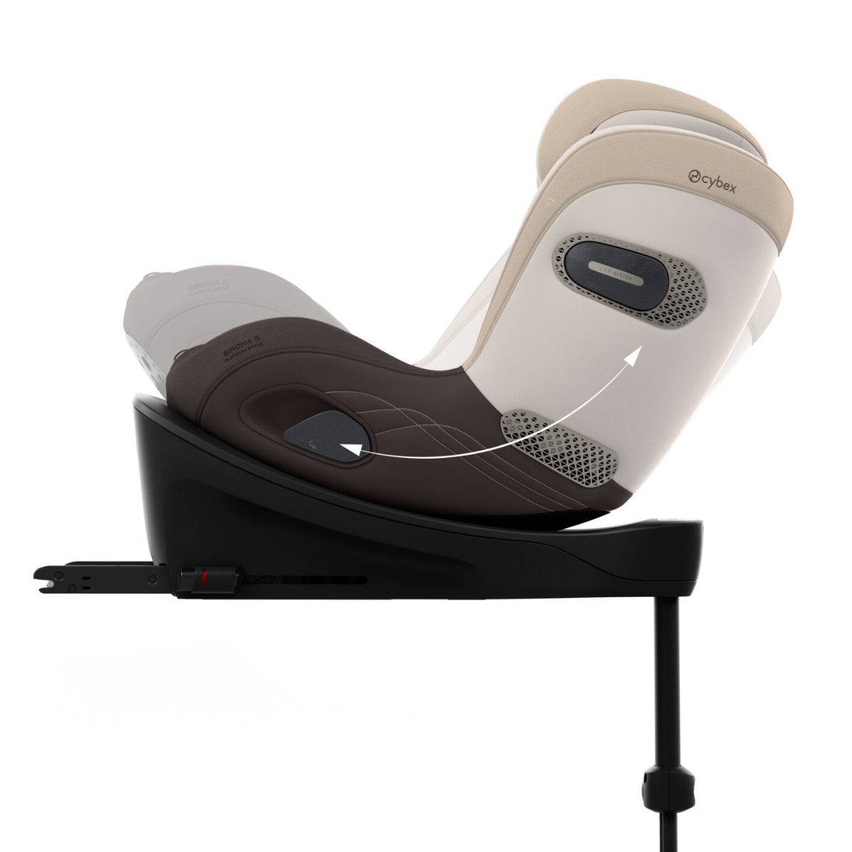 Cybex Sirona Si i-Size Kindersitz (3 Monate–4,5 Jahre) mit integrierter Basisstation