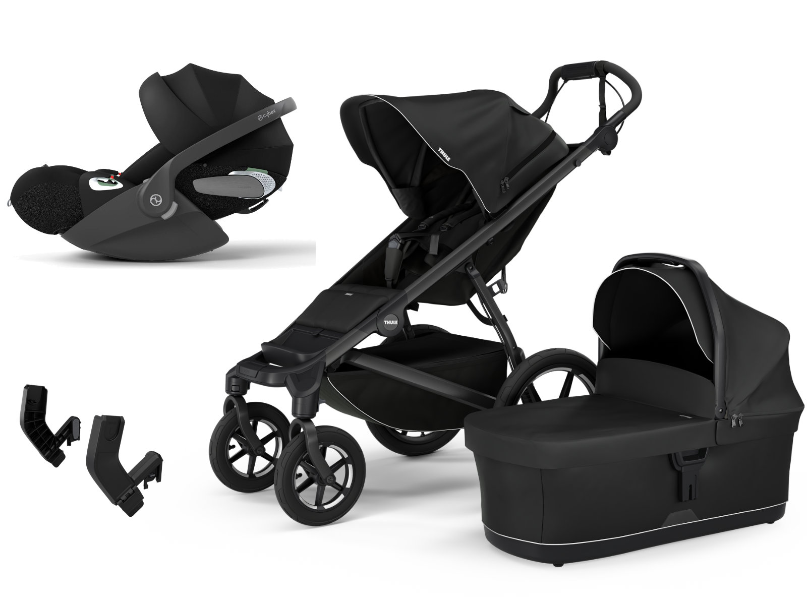 Thule Urban Glide 4-wheel Kinderwagen Set 3 in 1 inkl. Cybex Cloud T i-Size Babyschale