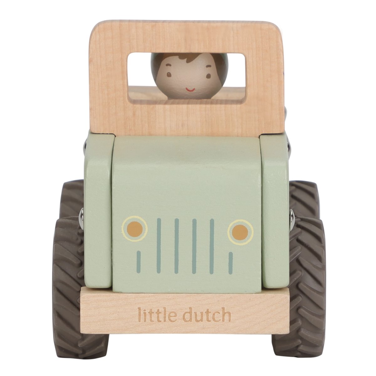 Little Dutch Safari-Jeep mit Figur aus FSC-Holz