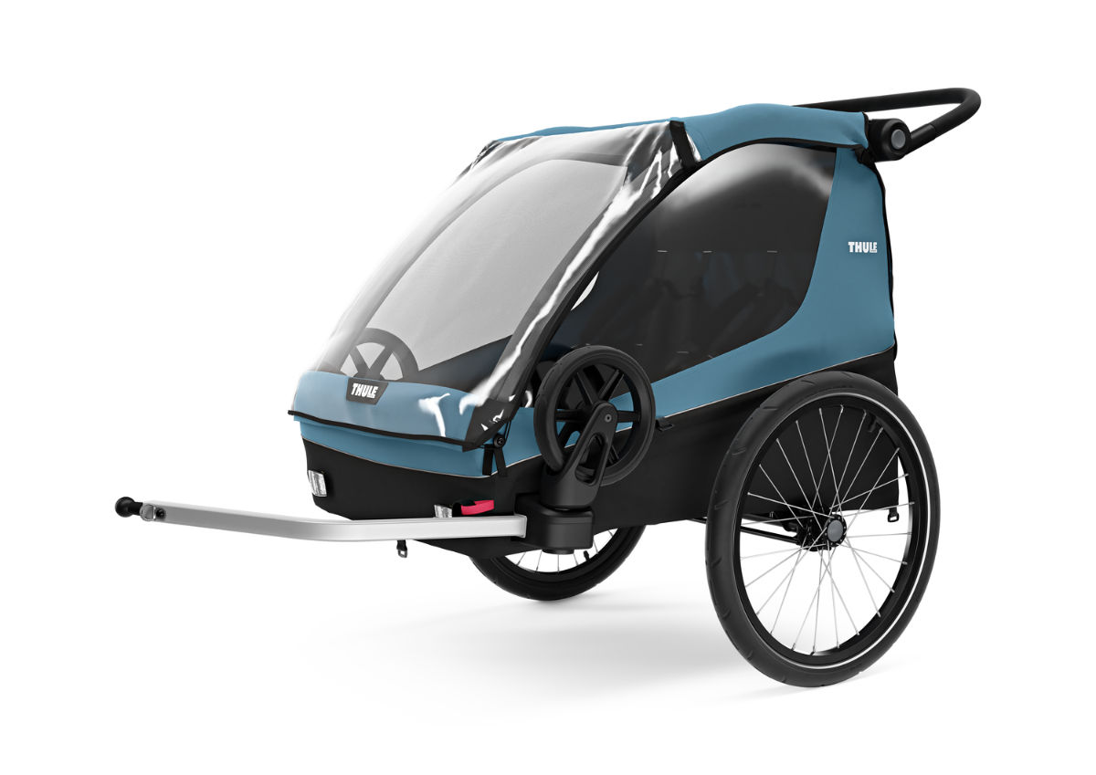 Thule Courier Fahrradanhänger für Kinder, Hunde, Lasten