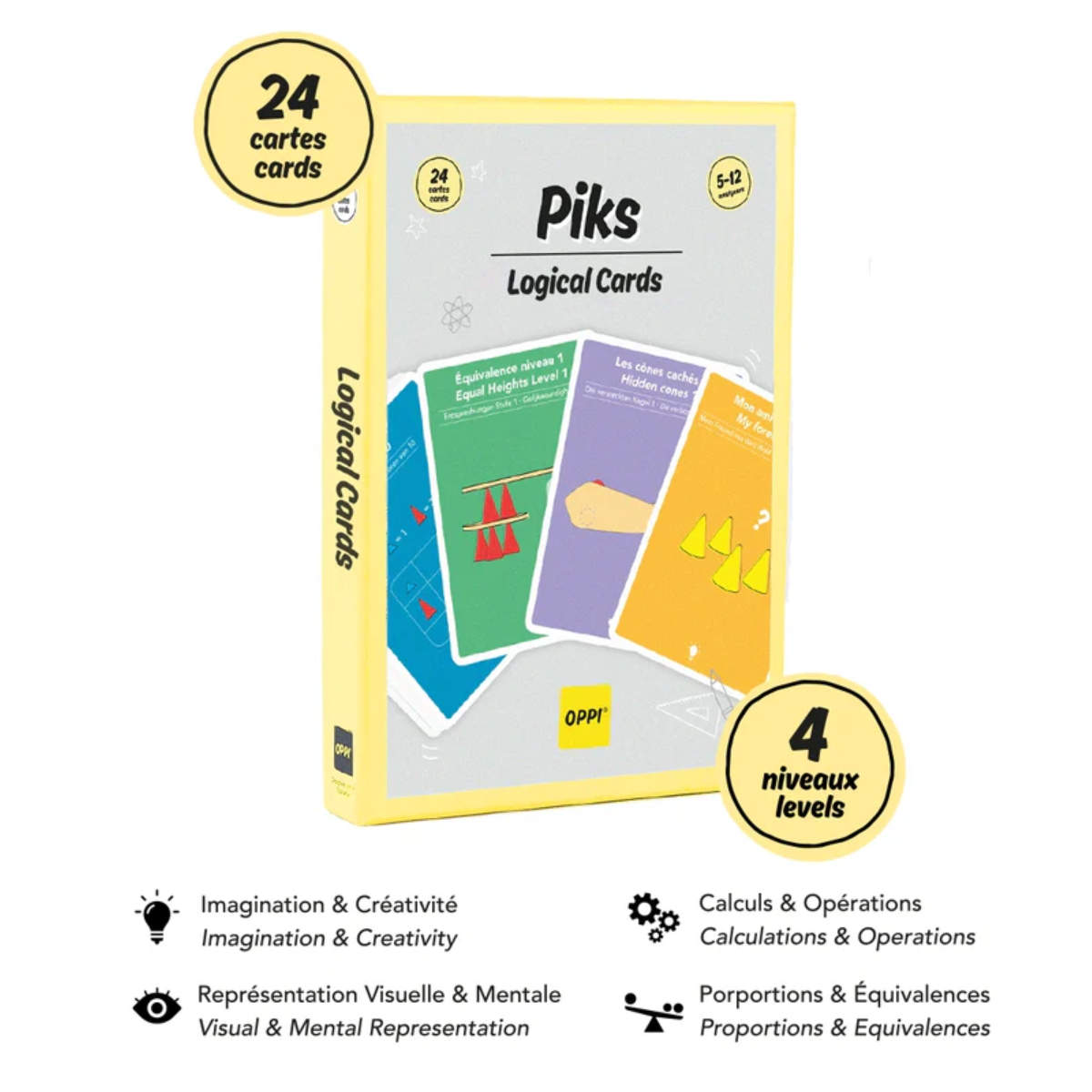 OPPI Piks Logical Cards - 24 Karten