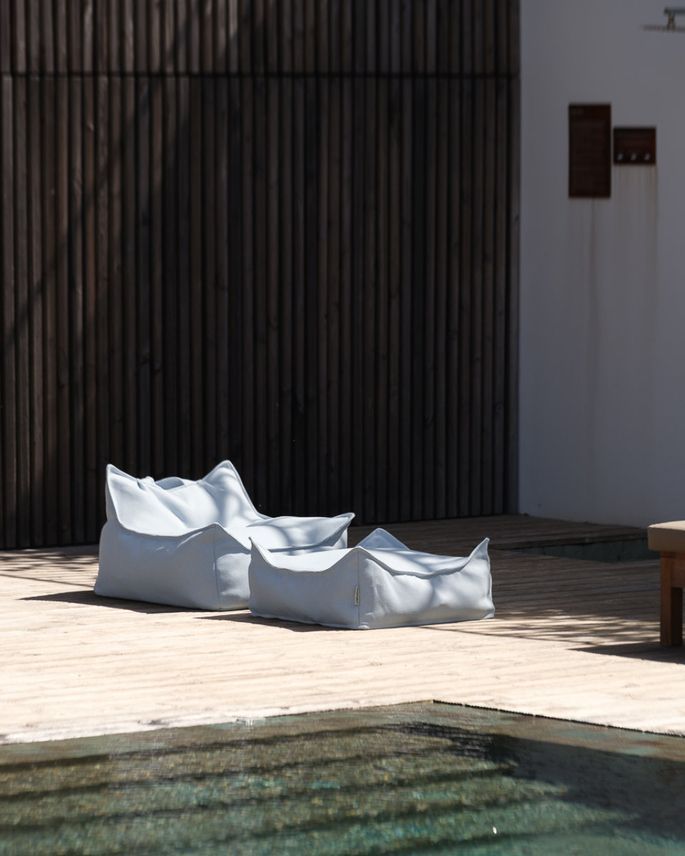 Wigiwama Sitzsack & Hocker Ottoman Square Set