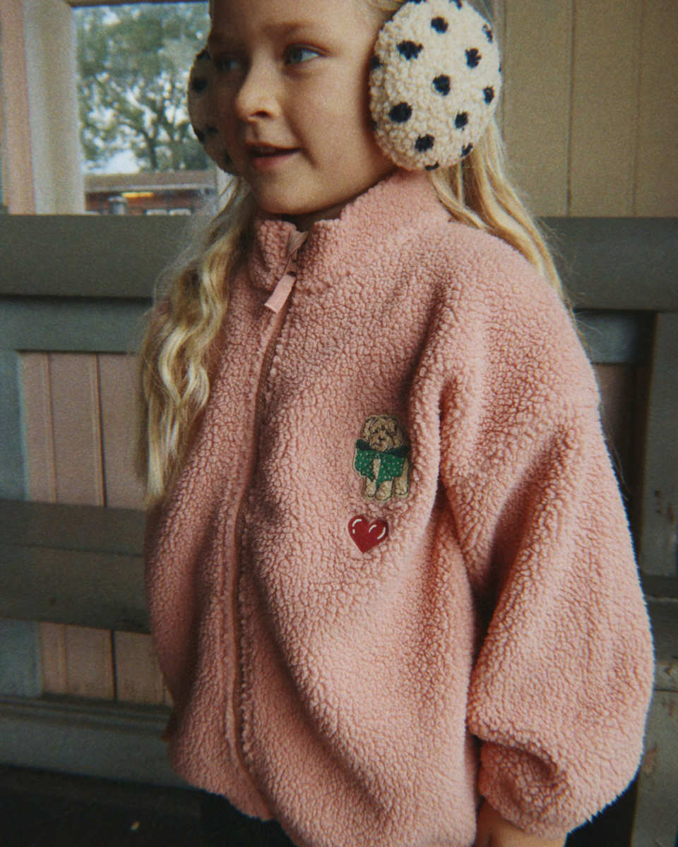 Konges Sløjd Jody Teddy Fleecejacke, 9M-4Y