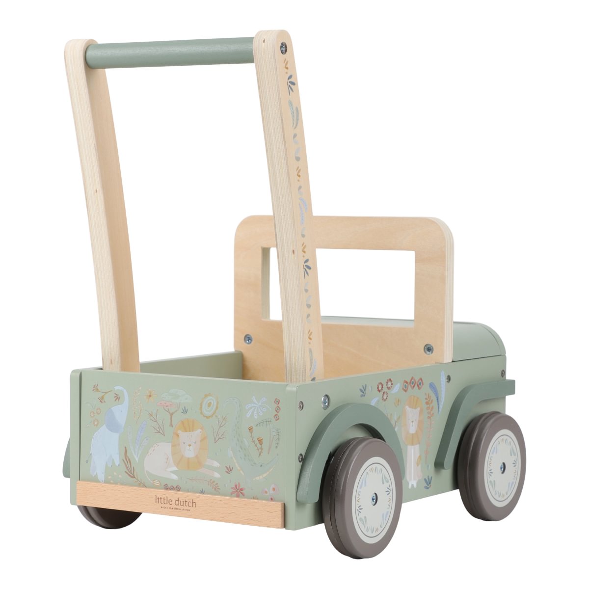 Little Dutch Schiebewagen Safari Friends aus Holz FSC