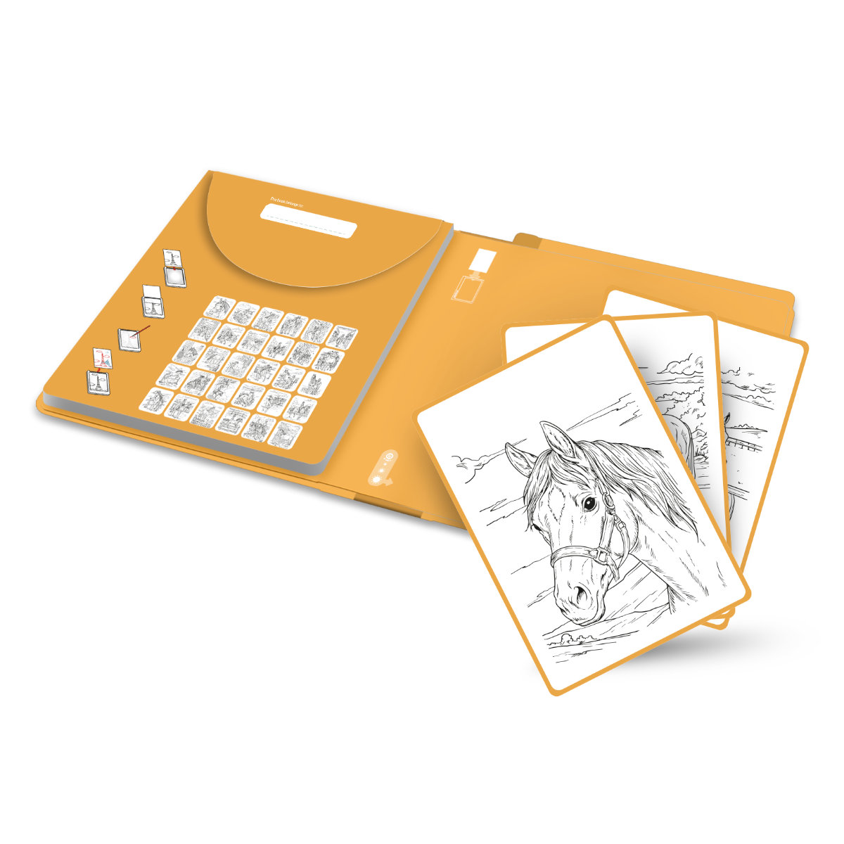 Kidywolf Nachfüllset für Kidydraw Pad Zeichentablett