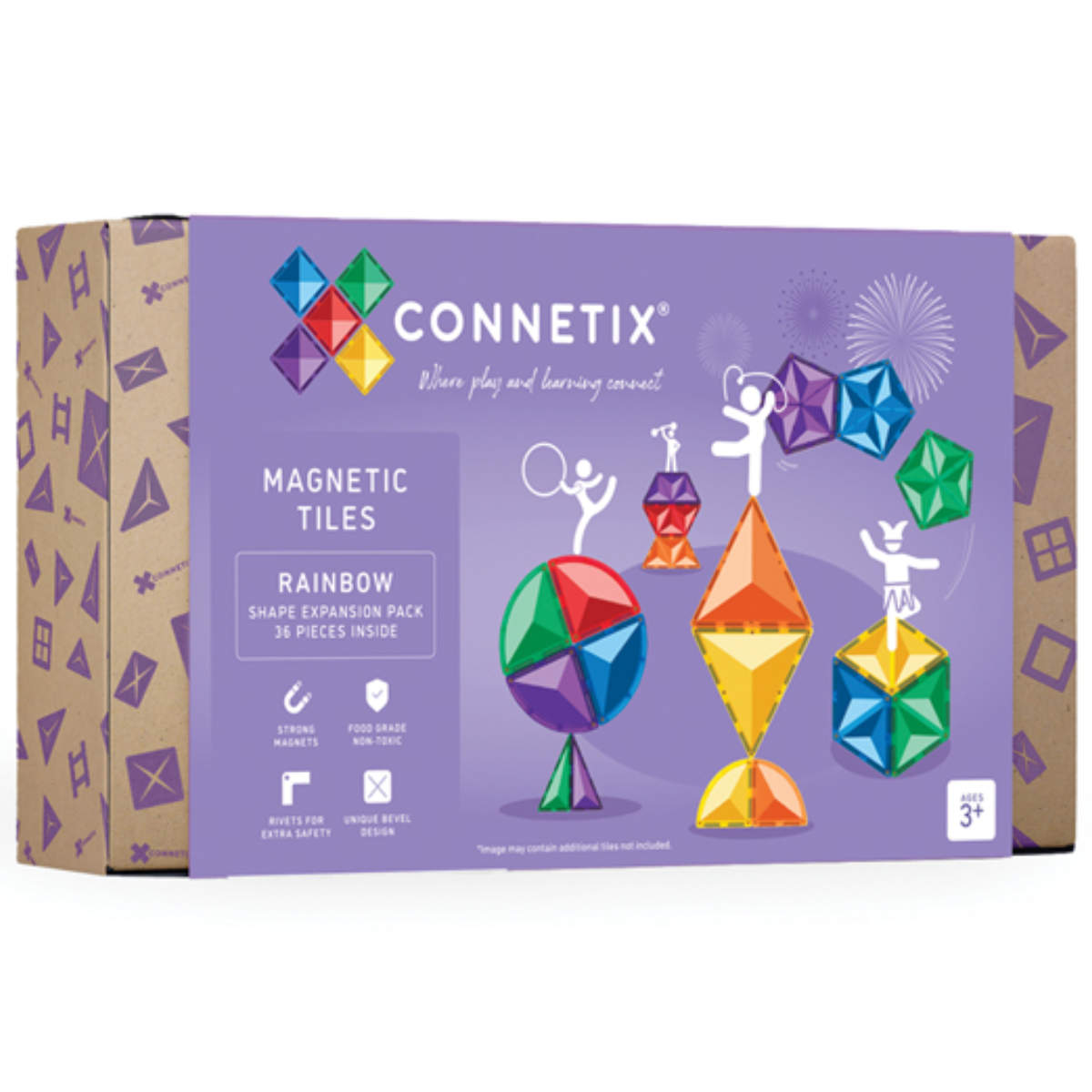Connetix Rainbow Form Ergänzungsset - 36 Teile