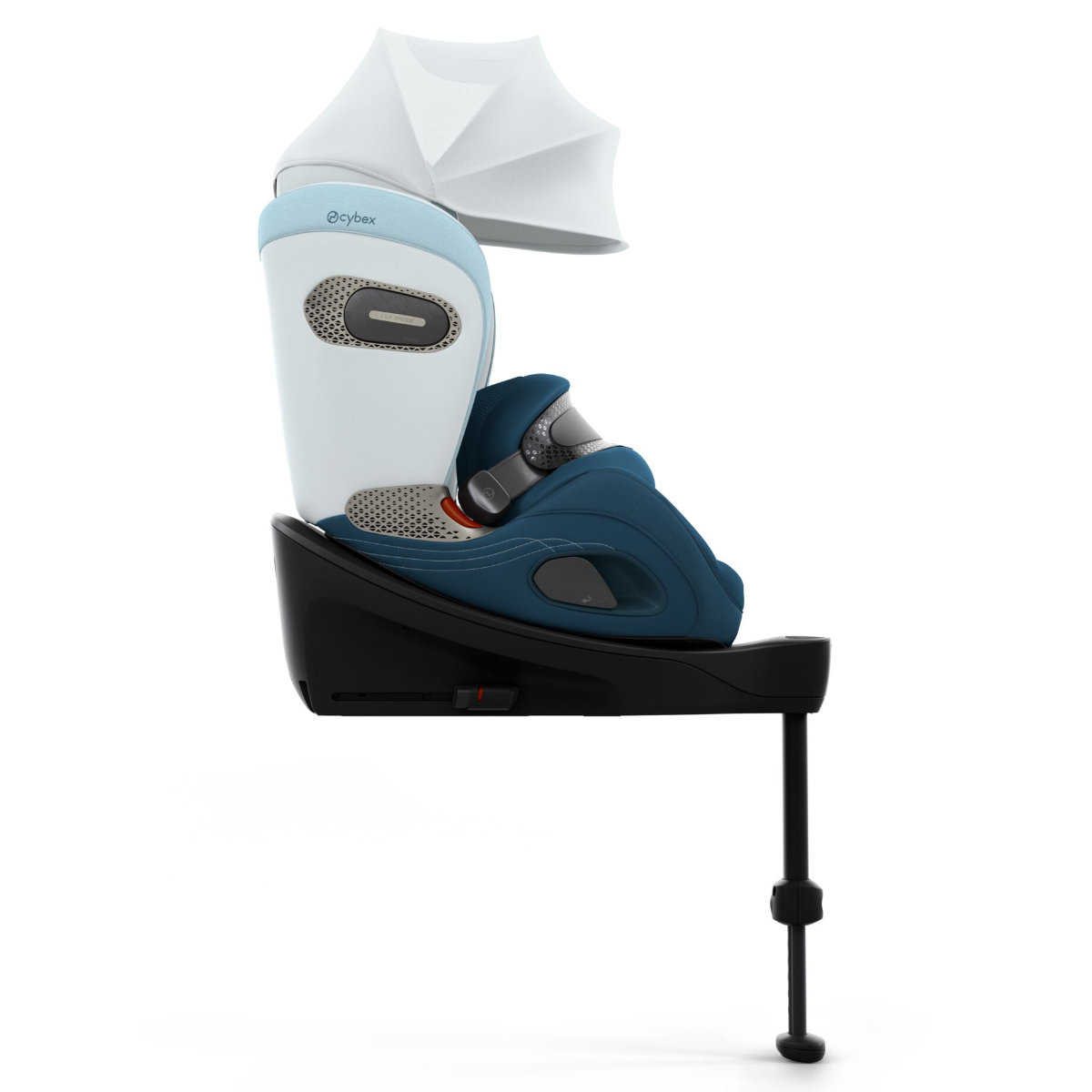 Cybex Anoris Si Airbag i-Size Kindersitz (15 Monate–7 Jahre) mit integrierter Basisstation