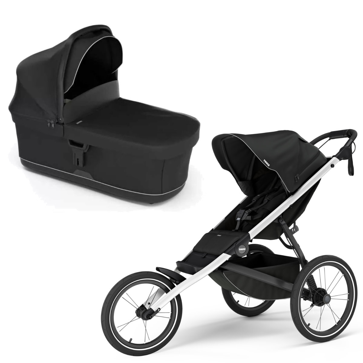 Thule Glide 3 Kinderwagen mit Magnetverschluss