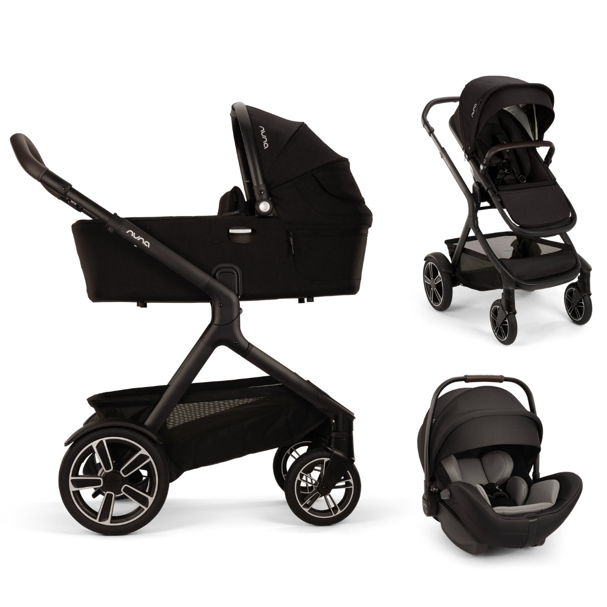 Nuna DEMI Next Kinderwagen Set 3 in 1 inkl. Nuna ARRA Flex i-Size Babyschale