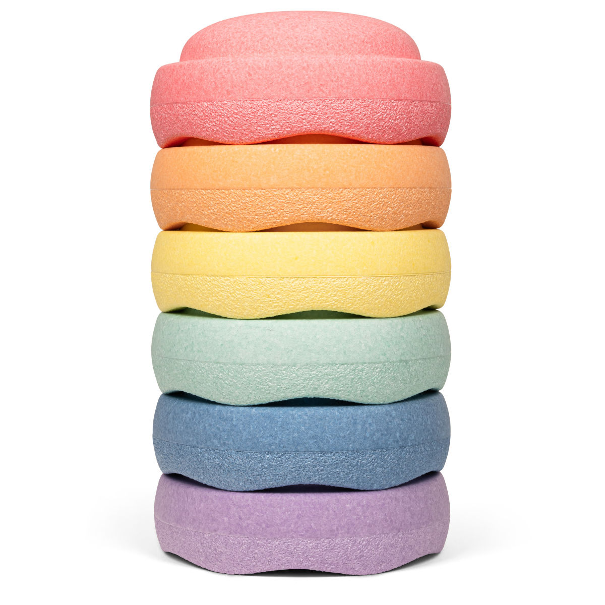 Stapelstein Rainbow Pastel 6 Stk