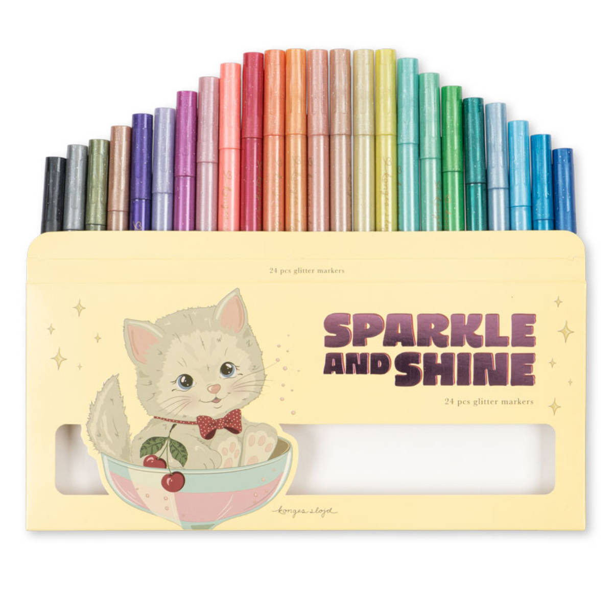 Konges Sløjd Glitzerstifte – 24er-Pack