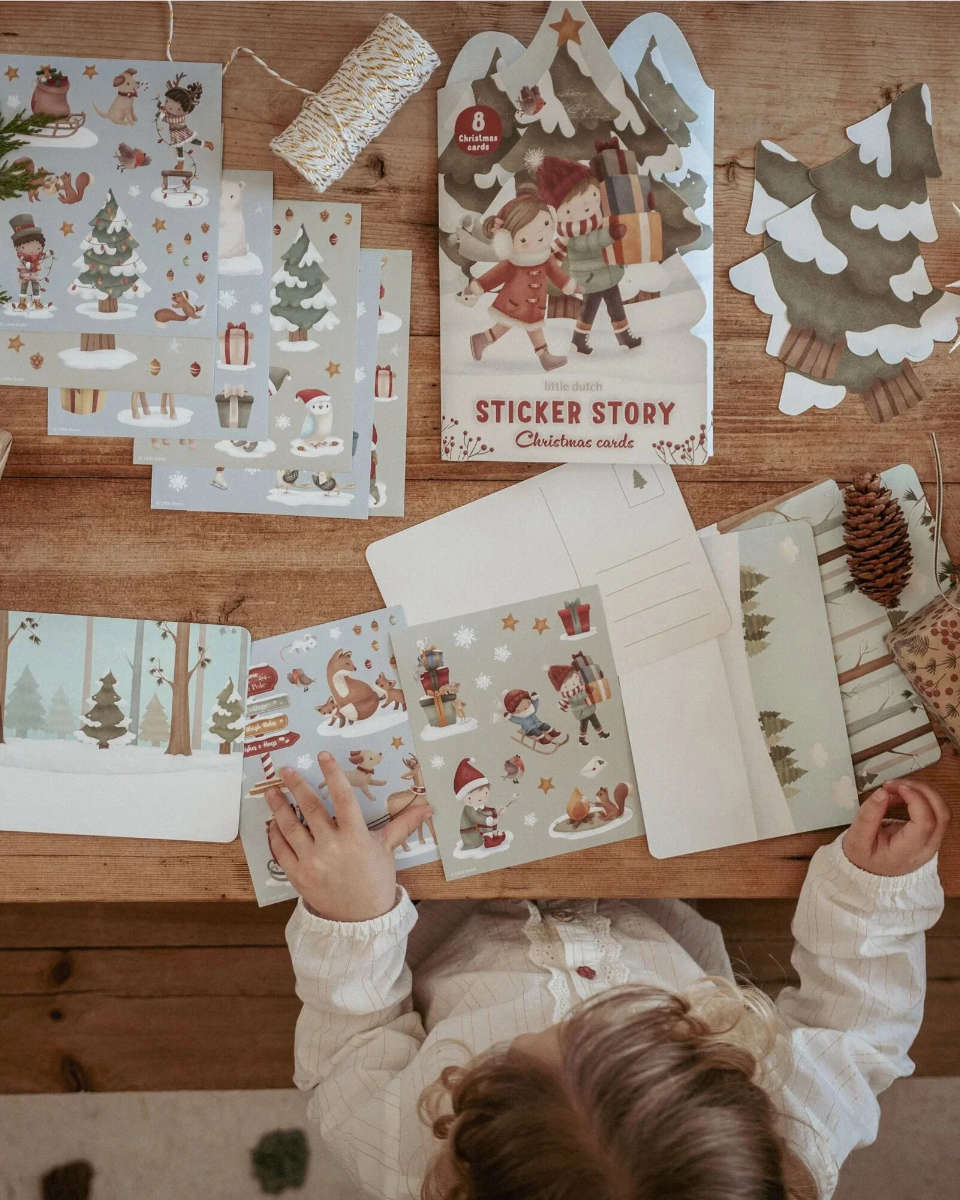 Little Dutch Sticker Buch Weihnachten