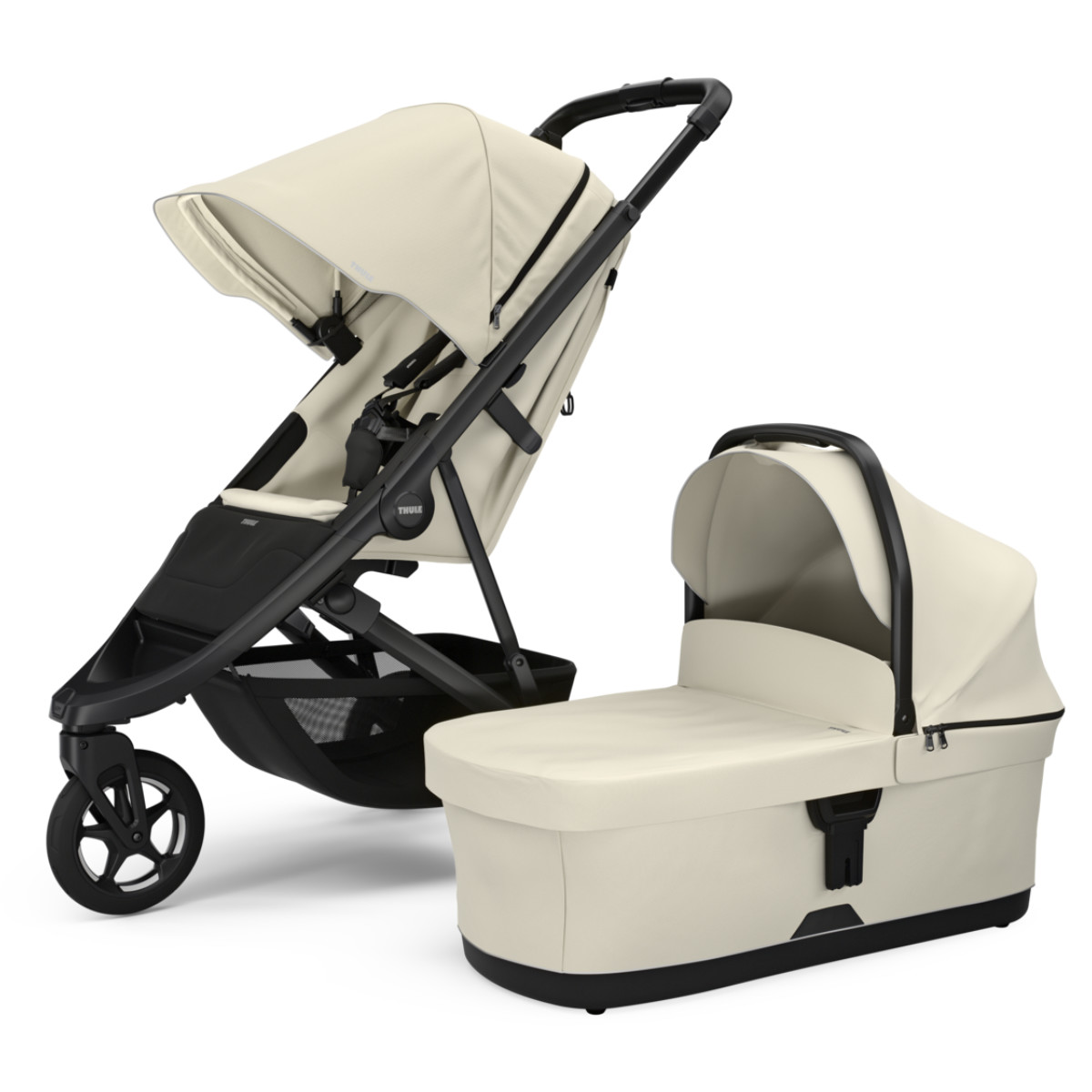 Thule Spring 2 Kinderwagen Set 3 in 1 inkl. Cybex Cloud T i-Size Babyschale