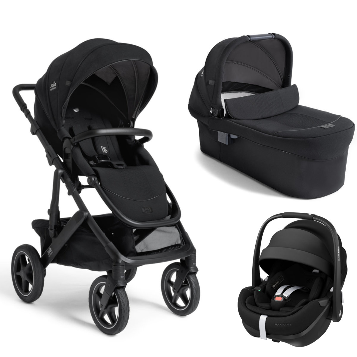 Joie Signature Vinca Kinderwagen Set 3 in 1 inkl. Maxi Cosi Pebble 360 Pro2