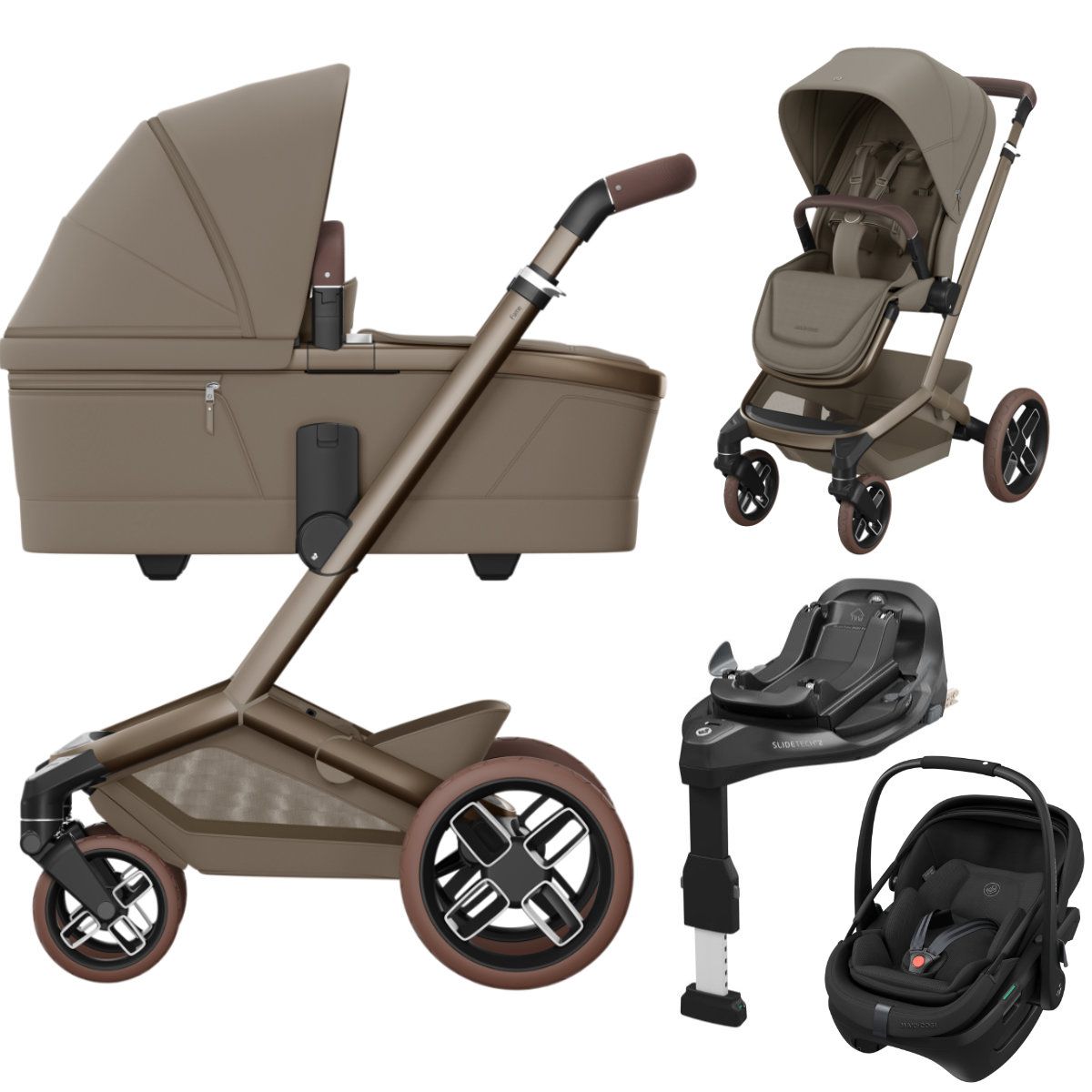 Kinderwagen Set mit Maxi-Cosi Coral Slide Pro