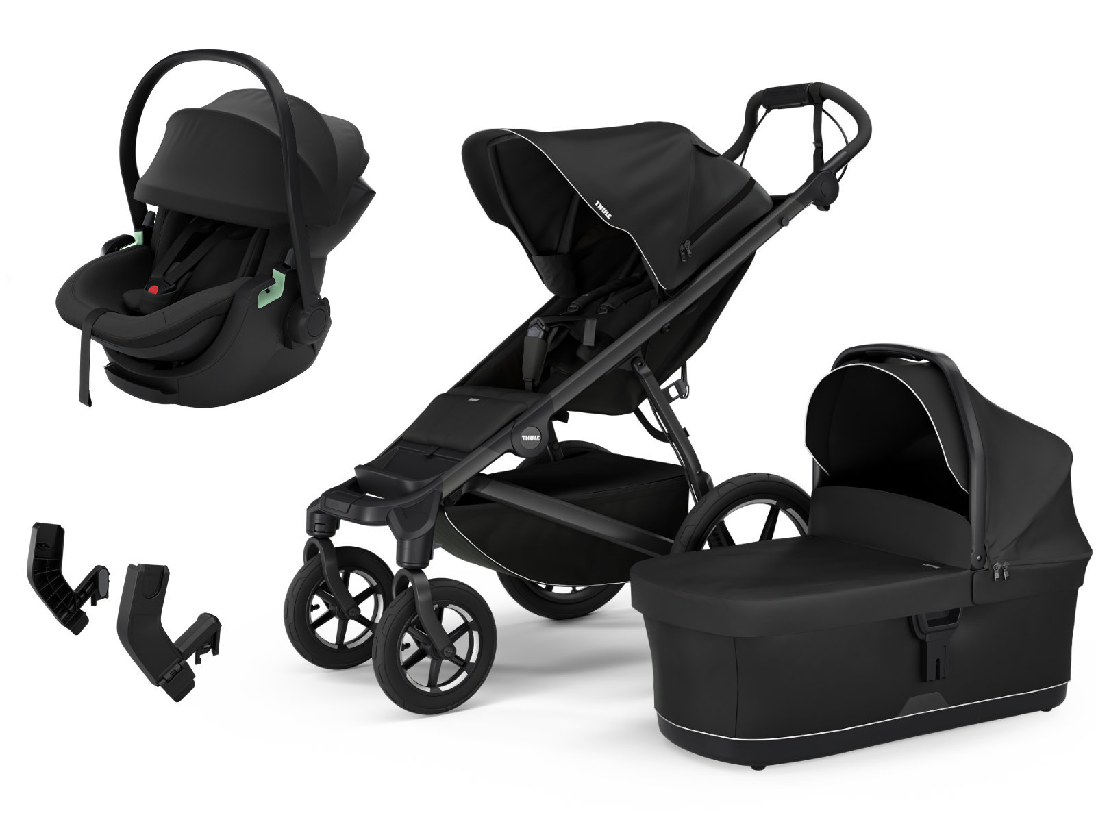 Thule Urban Glide 4-wheel Kinderwagen Set 3 in 1 inkl. Maple i-Size Babyschale