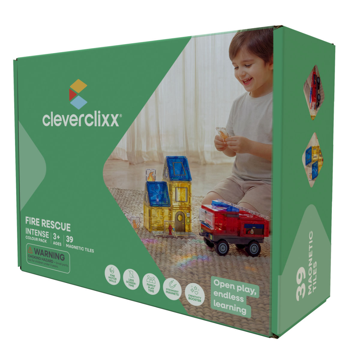Cleverclixx Feuerwehr Set - 39 Teile