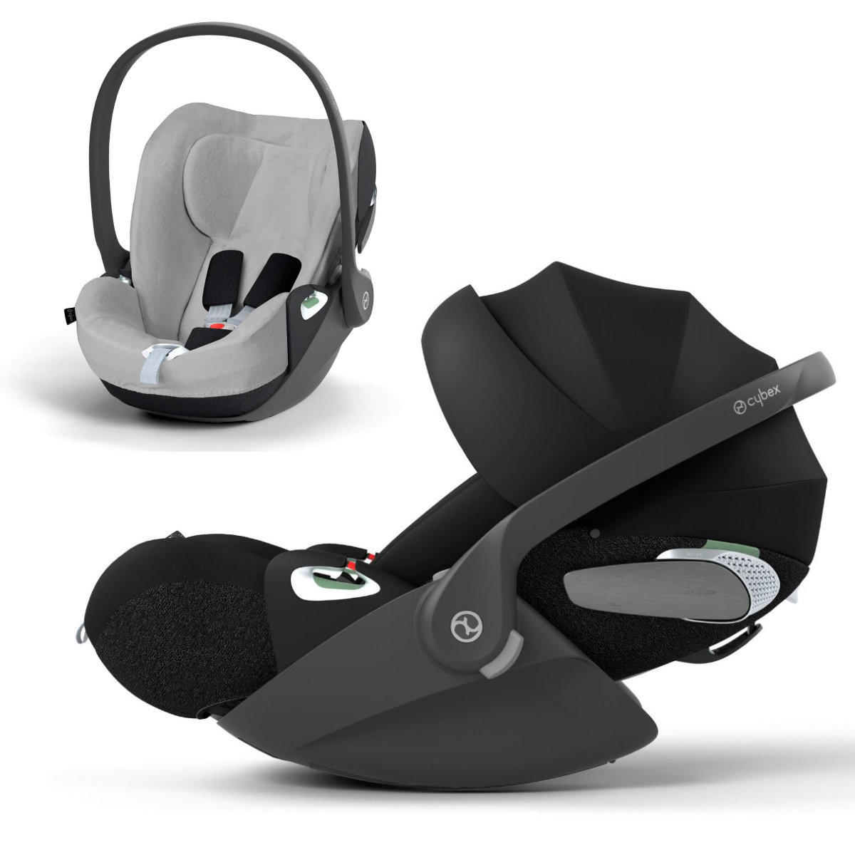 Cybex Cloud T i-Size Babyschale + Sommerbezug