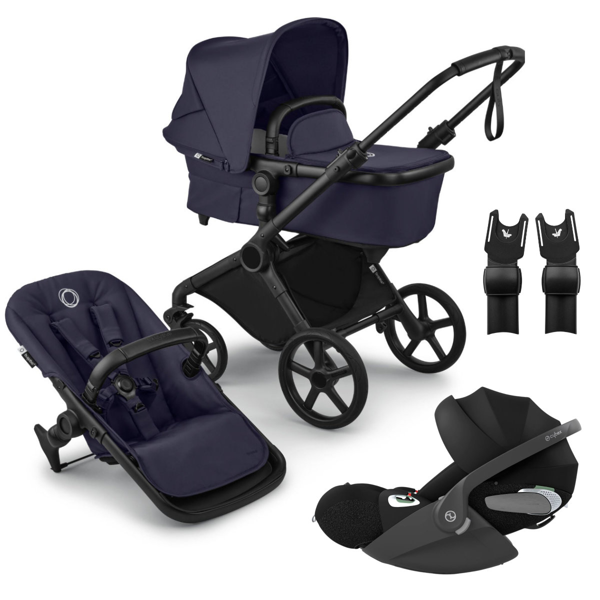 Bugaboo Cub Kinderwagen Set 3 in 1 inkl. Cybex Cloud T i-Size Babyschale