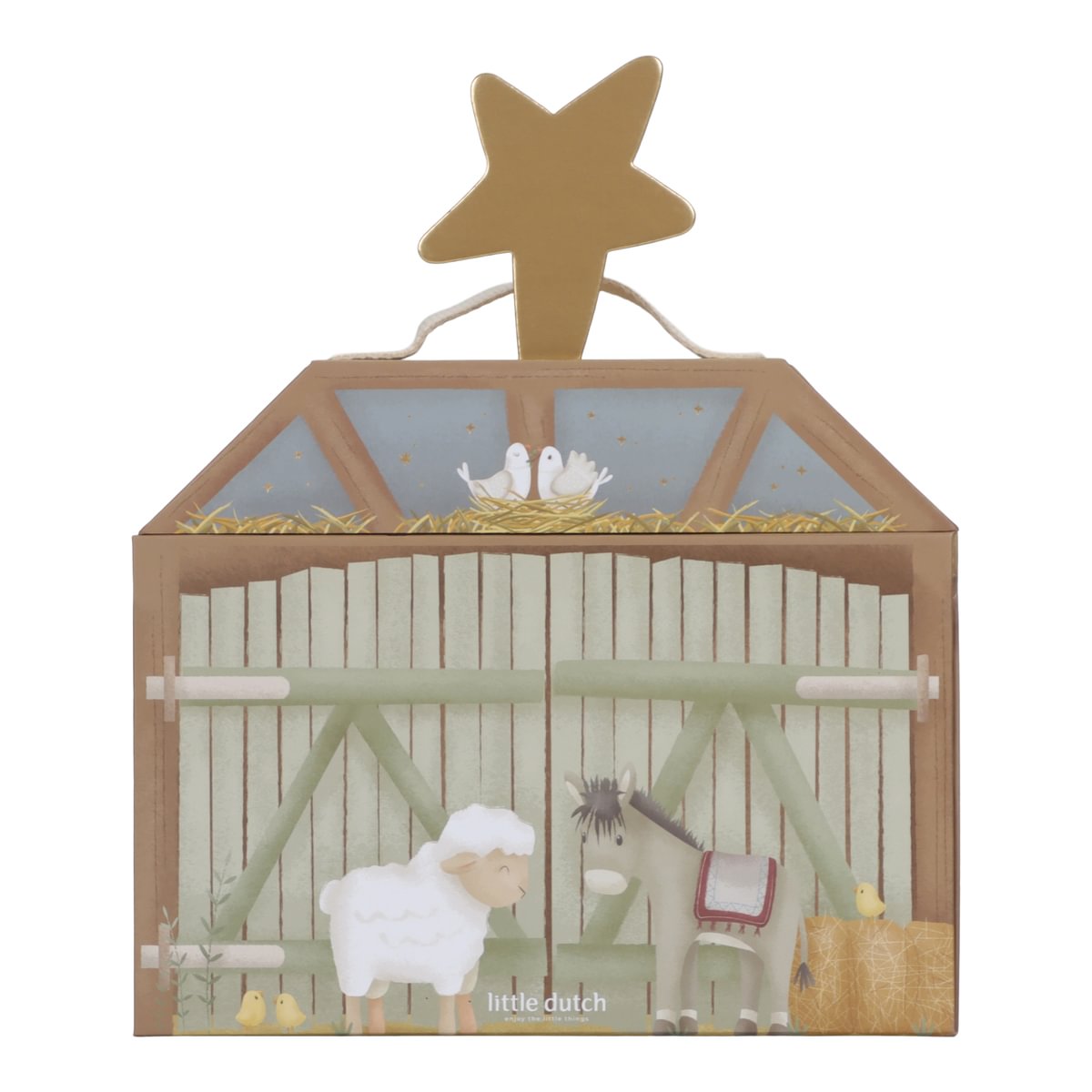 Little Dutch Weihnachtskrippe Spielset aus FSC-Holz