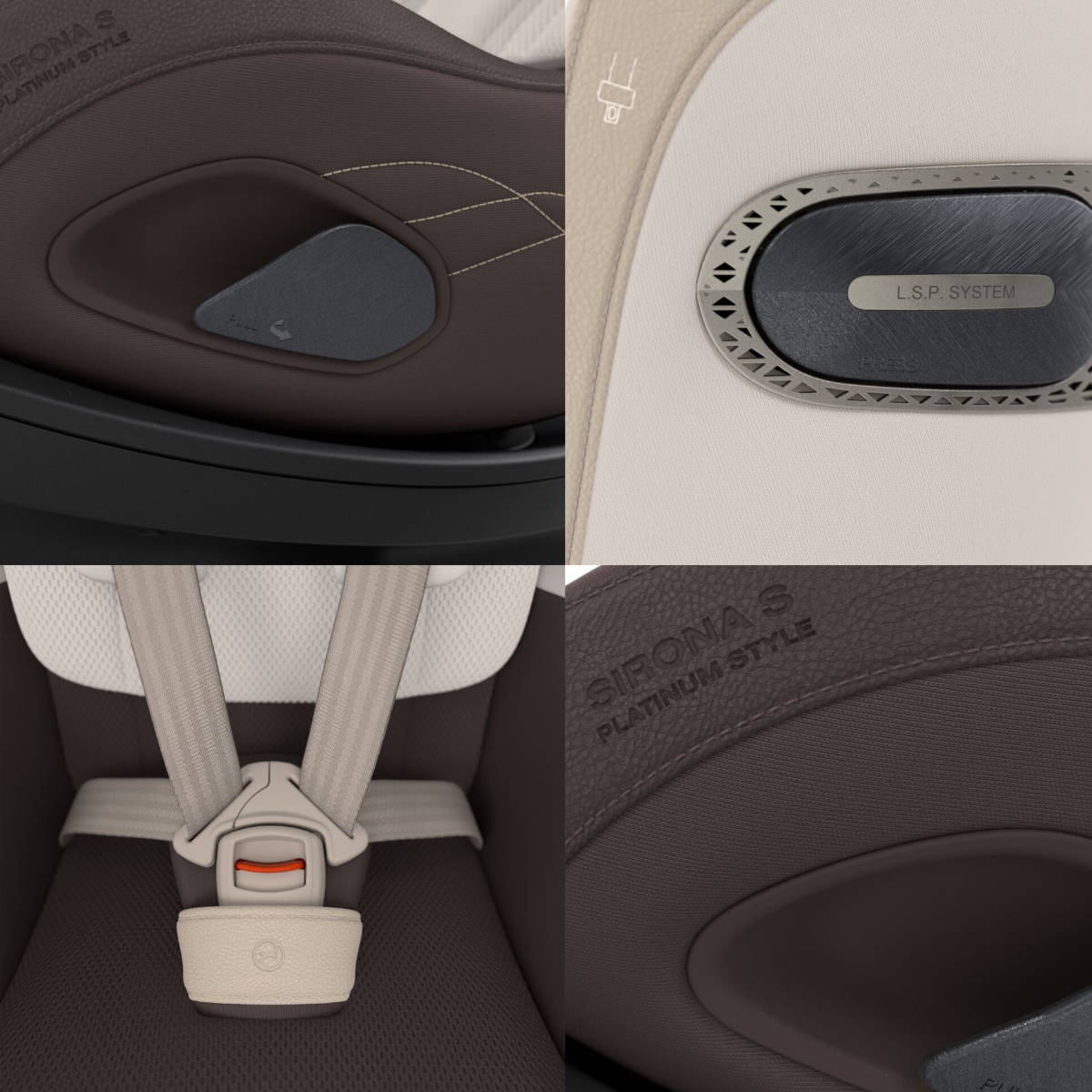 Cybex Sirona Si i-Size Kindersitz (3 Monate–4,5 Jahre) mit integrierter Basisstation