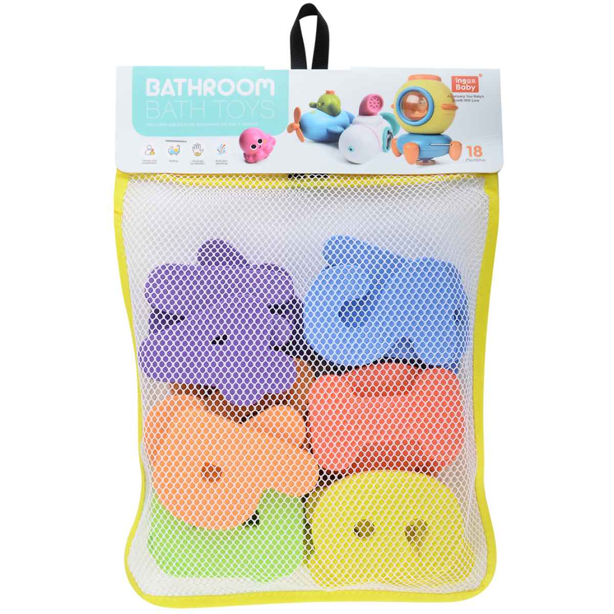 Fresh Kid Badespielzeug Buchstaben & Zahlen – 36 Teile