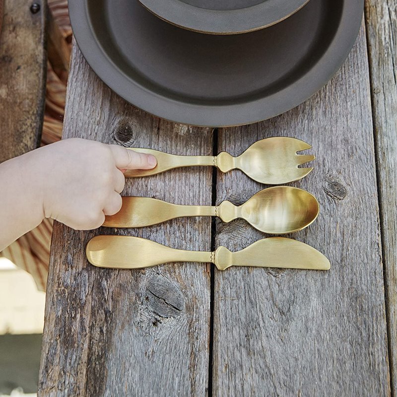 Elodie Details Kinderbesteck-Set aus Edelstahl, 3-teilig