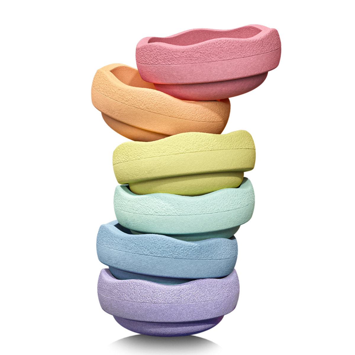 Stapelstein Mini Rainbow Pastell 6 Stk