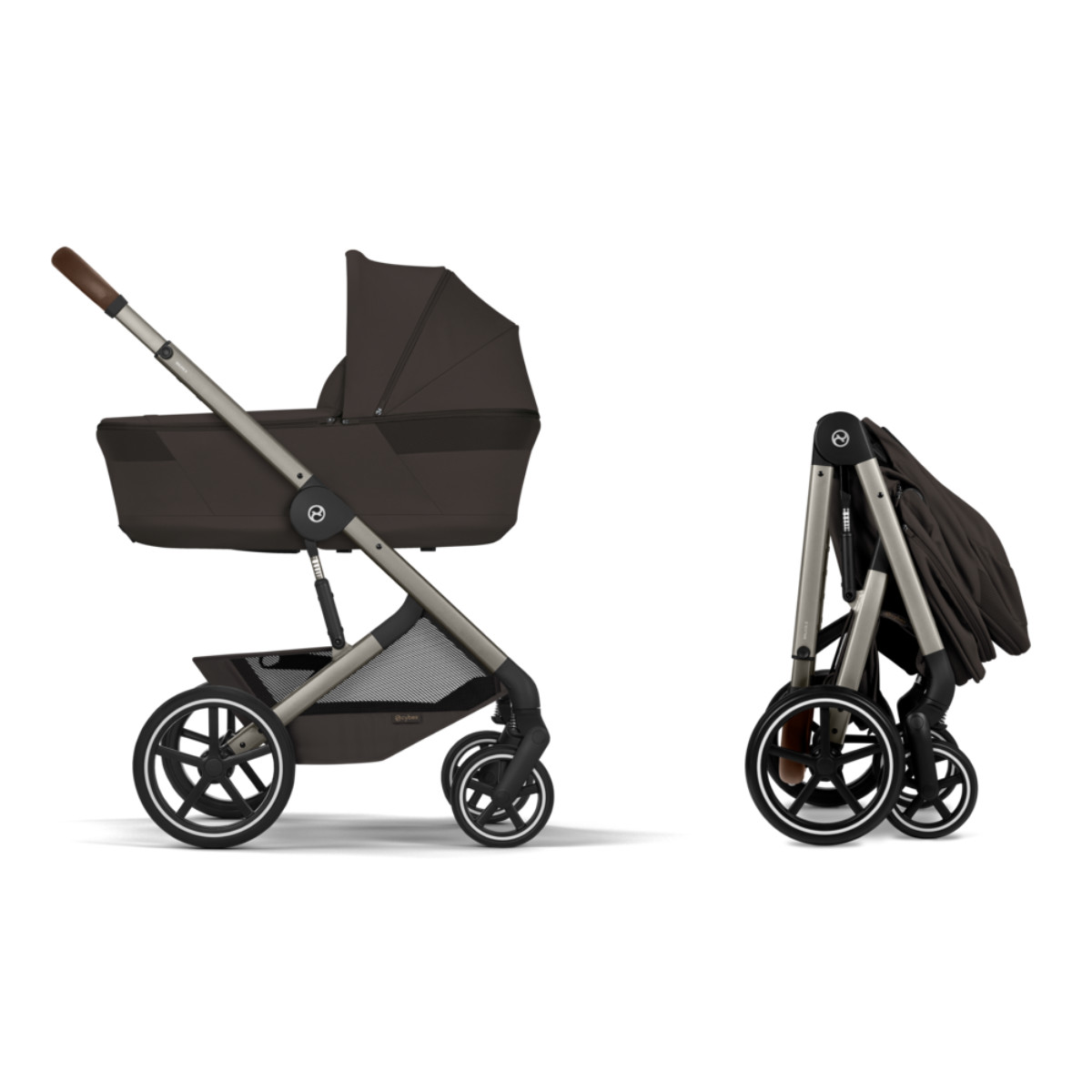 Cybex Balios S Lux Kombikinderwagen inkl. Maxi Cosi Coral Slide